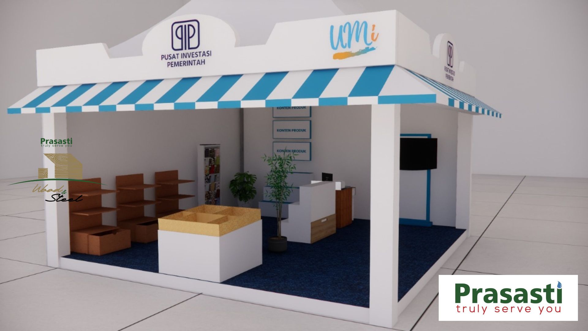 Booth Pameran Makanan