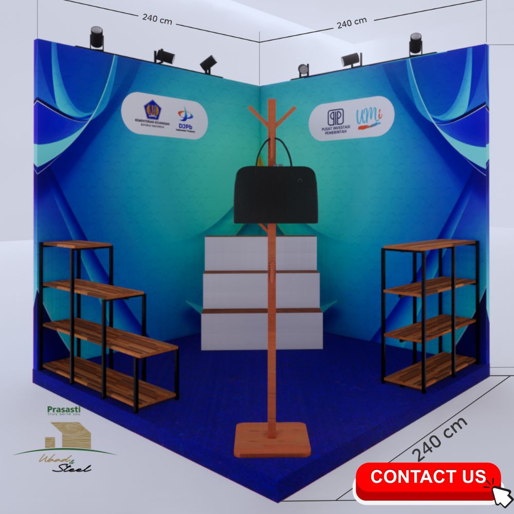 booth pameran simple