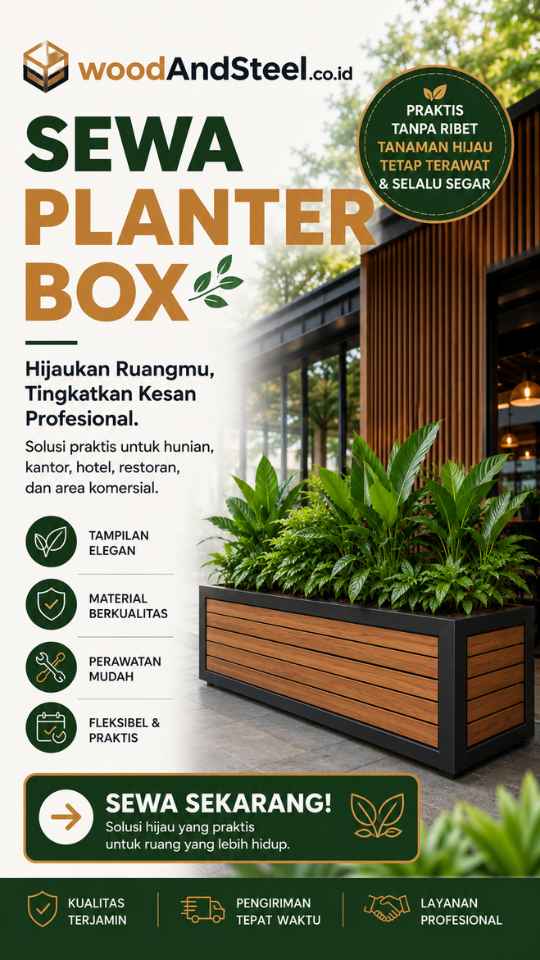 sewa planter box di jakarta